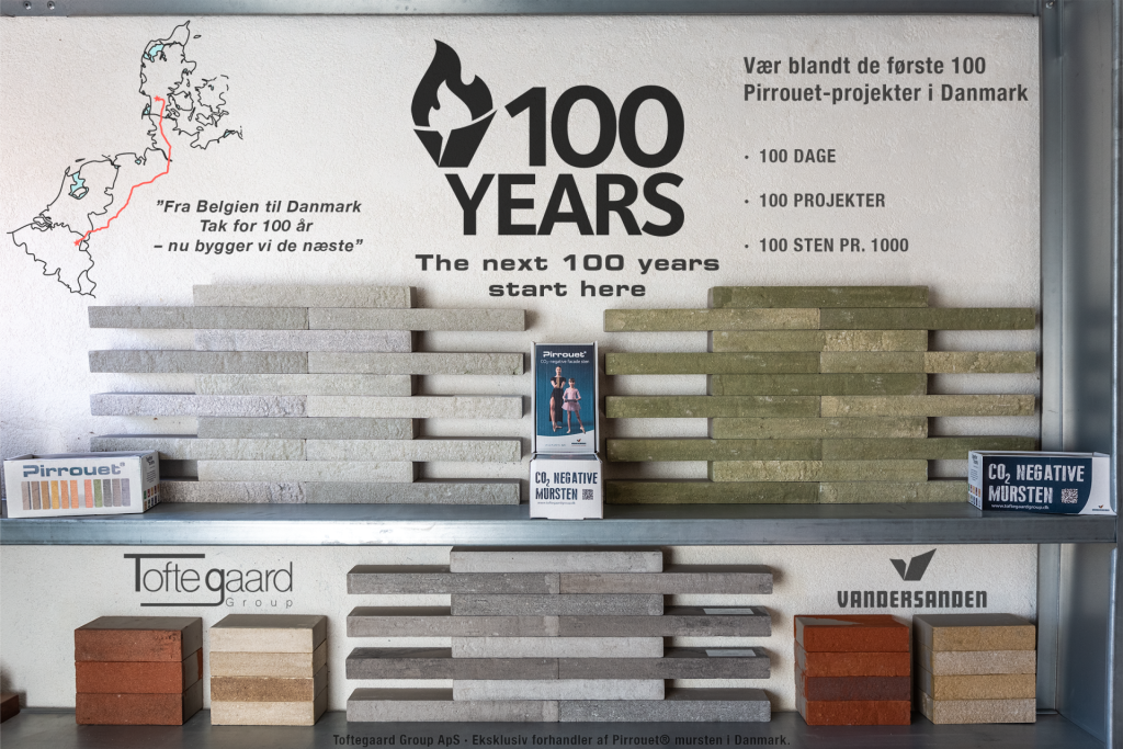 Vandersanden x Toftegaard Group 100 Years Anniversary kampagnevisual